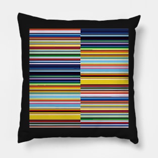 Abstract Colored Lines Pillow