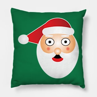 Surprised Santa Pillow