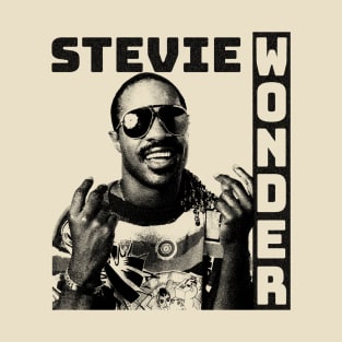 Stevie Wonder Graphite Pen T-Shirt