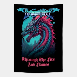 Neonwave DragonForce Tapestry