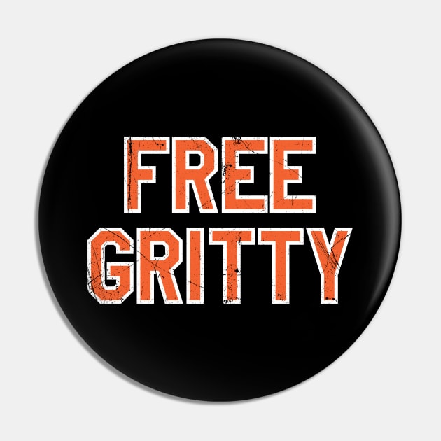 Free Gritty - Black Pin by KFig21