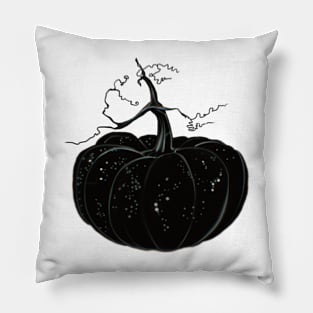 Dark Halloween Pumpkin Pillow