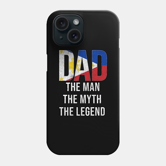 Qatarian Dad The Man The Myth The Legend - Gift for Qatarian Dad With Roots From Qatarian Phone Case by Country Flags