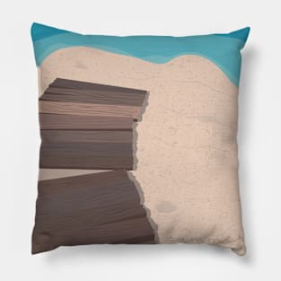 Summer beach Pillow