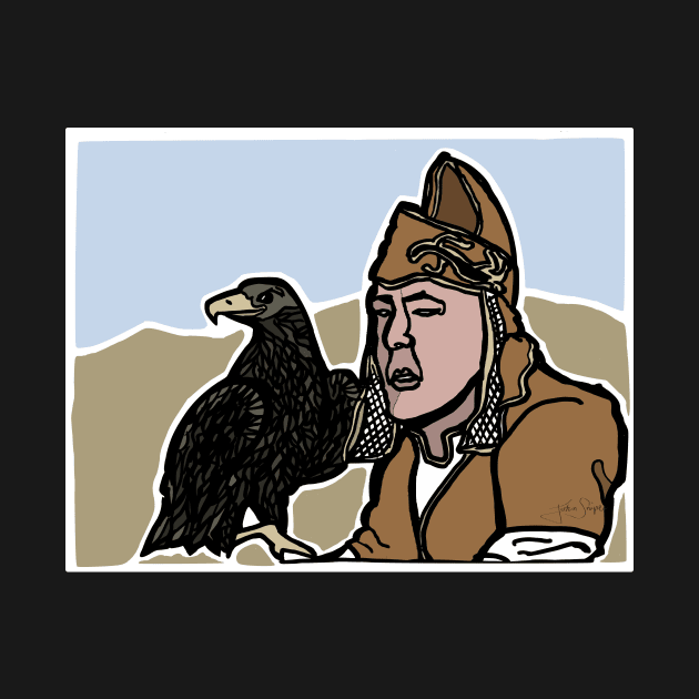 Mongolian Falconer by JSnipe