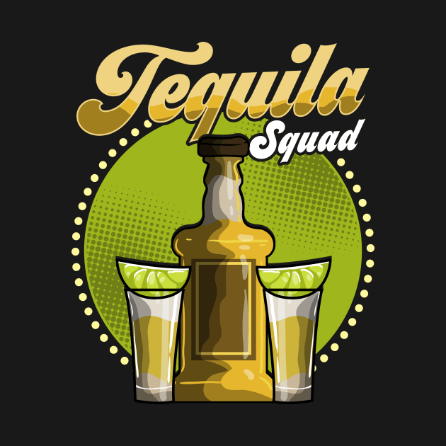 Cute Tequila Squad Margarita Drinking Drinkers by theperfectpresents