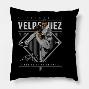 Vince Velasquez Chicago W Diamond Name Pillow