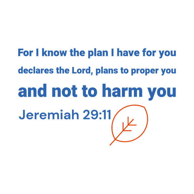 Jer 29 11 plans to prosper you by VCTees