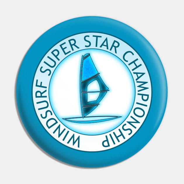 Windsurf Super Star Pin by Gaspar Avila