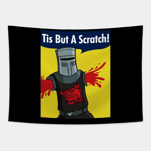 Black Knight can do it! Tapestry by jasesa