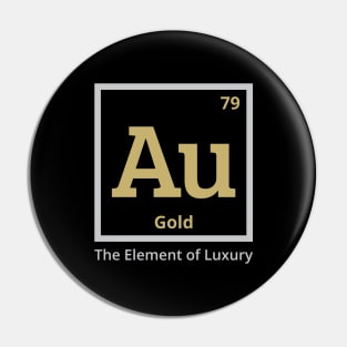 The Element of Luxury - Minimalistic Gold Design Pin