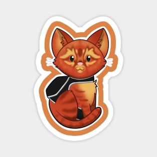 Orange cat Magnet