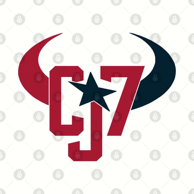 CJ7, Houston Football design by FanSwagUnltd