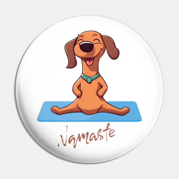 cute wiener dog doing yoga namaste Pin by badrhijri