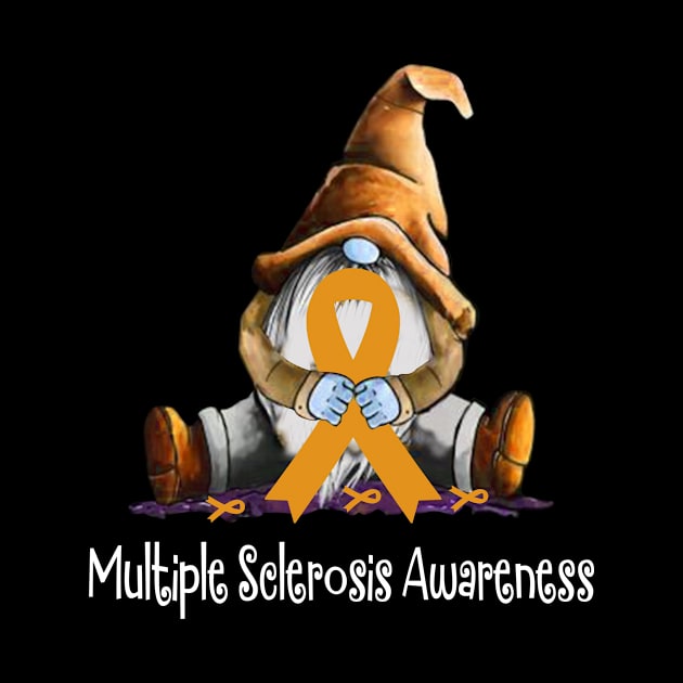 Orange Gnome Multiple sclerosis Awareness by LinDey