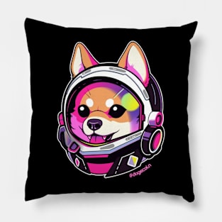 Wow! Much moon! Dogecoin inspired design Pillow