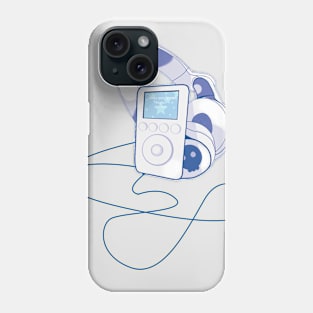 Music collector (blue) Phone Case