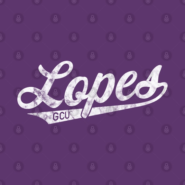 Celebrate the Lopes with this unique vintage script design by MalmoDesigns