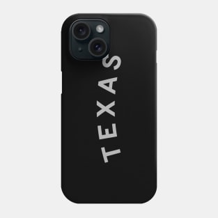 Texas Typography Phone Case