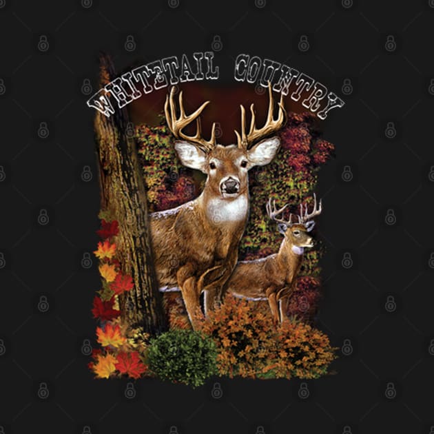 White-Tailed Deer Country by KA Creative Design