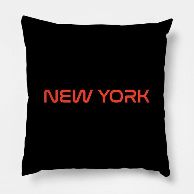 New York Pillow by NICKROLL