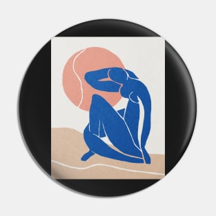 Blue nude under the sun Henri Matisse abstract art Pin