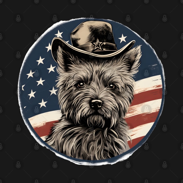 Cairn Terrier 4th of July by NatashaCuteShop