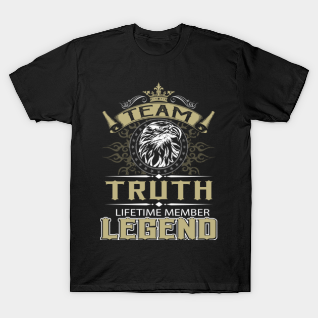 Discover Truth Name T Shirt - Truth Eagle Lifetime Member Legend Name Gift Item Tee - Truth - T-Shirt