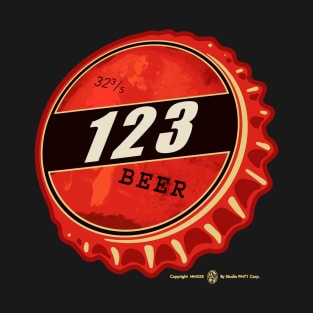 Vintage 123 Beer Bottlecap T-Shirt