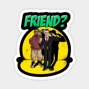 EM Friend Rapper Illustration Magnet