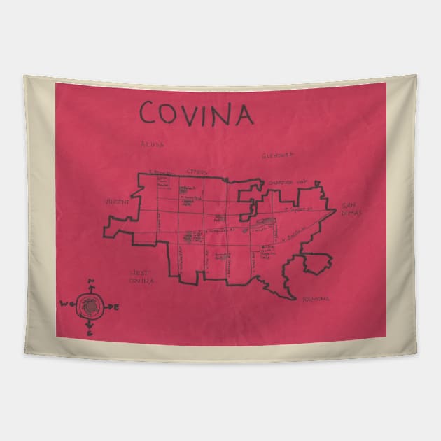 Covina Tapestry by PendersleighAndSonsCartography