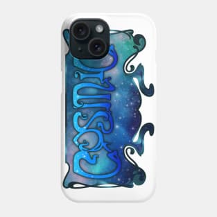 Cosmic Art Nouveau Retro Psychedelic Emblem Phone Case