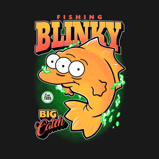 Fishing Blinky by Cromanart