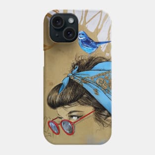 Tangled up in blue Phone Case