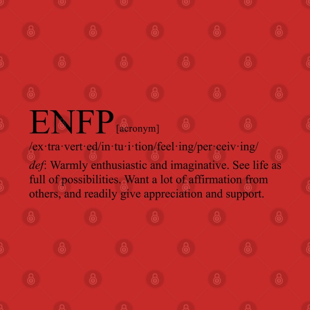 ENFP Personality (Dictionary Style) Light by personalitysecret