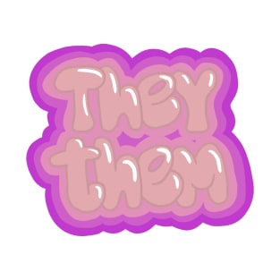 They them groovy pronouns T-Shirt