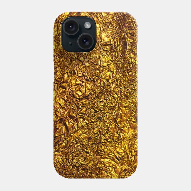 glamour 016 gold colors Foil Phone Case by pASob