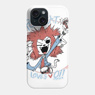 Pogo Cat Loves Oi! Phone Case