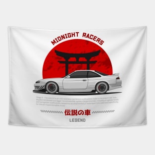 Tuner White Kouki S14 JDM Tapestry