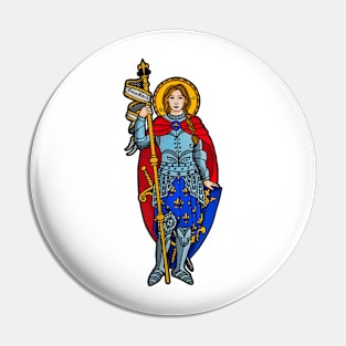 St Joan of Arc Am Not Afraid I Was Born Do This Saint Pin