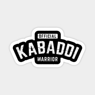 Official Kabaddi Warrior Magnet