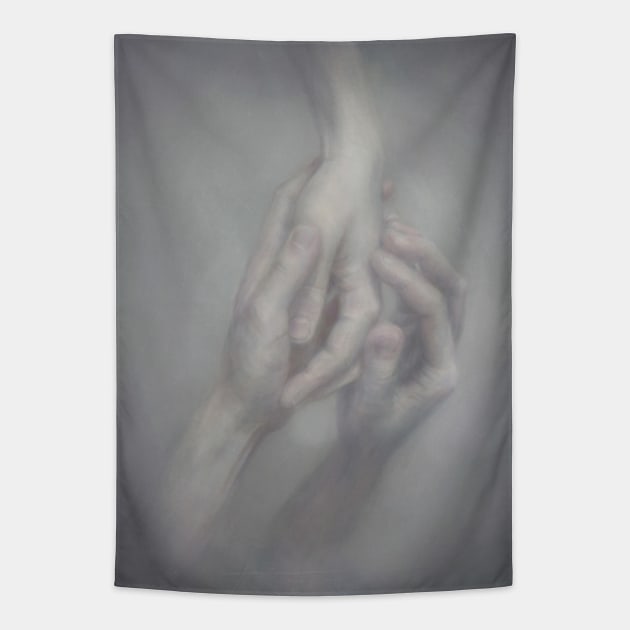 tender hand Tapestry by Alina_XA