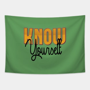 KNOW YOURSELF Tapestry