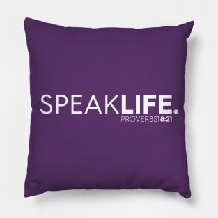 Speak Life Christian T-Shirt, T-Shirt, Faith-based Apparel, Women's, Men's, Unisex, Hoodies, Sweatshirts Pillow