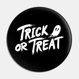 Trick or Treat White Pin