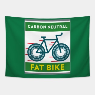 Carbon Neutral Fat Bike Tees Tapestry