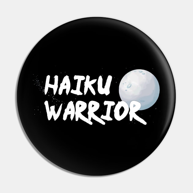 Haiku Warrior Logo Pin by DrinkingQuest