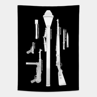 German WW2 weapons Tapestry