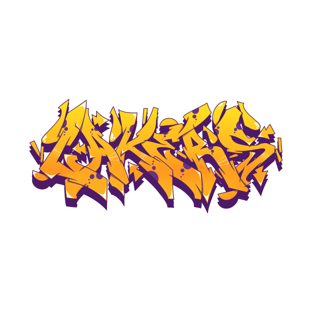 LA LAKERS by graffitiasik