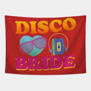 Disco bride bachelorette Tapestry